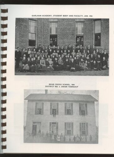 EARLHAM IOWA MADISON COUNTY HISTORY1870-1970 EARLY PIONEER FAMILY SETTLERS TALES - Foto 2 di 7