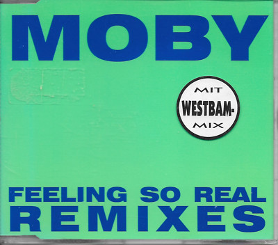 MOBY - Feeling so real (REMIXES) CDM 5TR Trance Jungle Euro House 1994 (Mute)