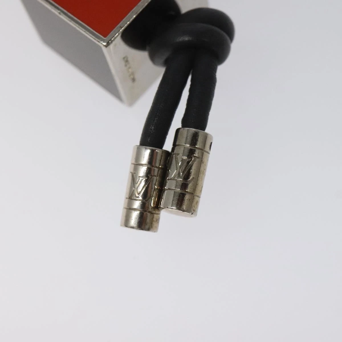 LOUIS VUITTON（LV） LOUIS VUITTON Porte Cles ciondolo tricubo metallo argento M67140 LV originale bs23713