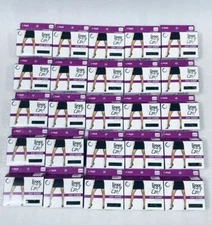 Lot Of 25 New - L'eggs to Go! Day Sheer Pantyhose - Size Q - Off Black Sheer Toe