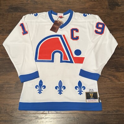 Joe Sakic Quebec Nordiques 1994-95 Mitchell & Ness NHL Retro Blue