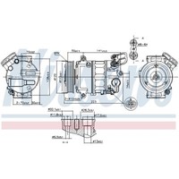 Kompressor Klimaanlage FüR Opel Astra J Caravan P10 G09 Saab 9-5 YS3G