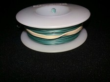 26 AWG Solid Kynar Wire UL1423 Green 100 ft Spool