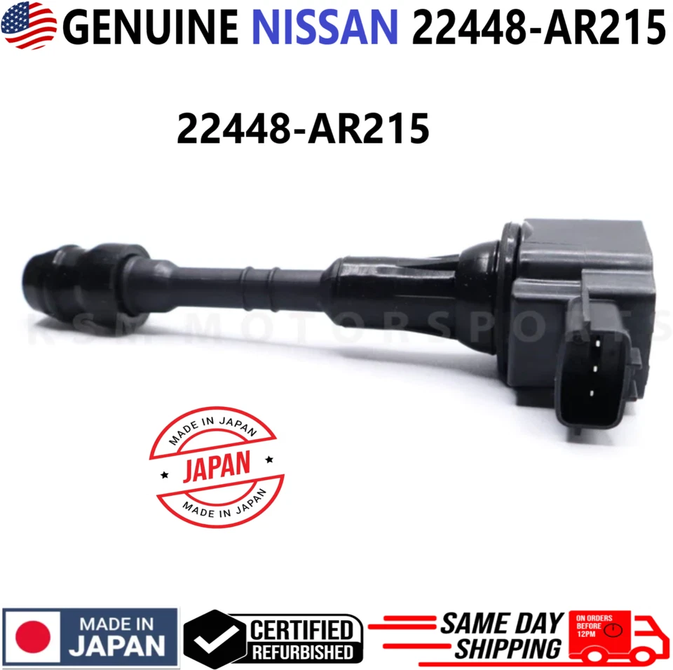 GENUINE Ignition Coils For 2003-2010 Infiniti FX45 M45 Q45 4.5L V8, 22448-AR215 - Image 4 of 4