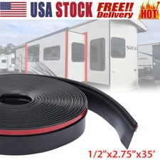 RV Slide Out Seal Wiper Black 1/2 x 2.75 inch x 35' Weather Stripping for RV ...