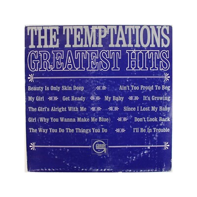 1966 U.S. Pressing (MONO) - The Temptations - Greatest Hits vinyl LP (G 919)