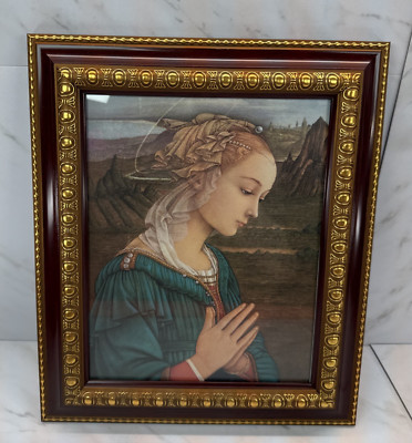 WJ Hirten  Lippi Madonna  8x10 Print  Cherry Frame  NIB