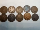 Lot Of 10-1896 To 1907 Indian Head Pennies #10a