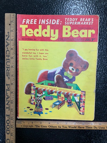 Teddy Bear Paper Magazine Comic 1967 Children Kids Fleetway Pub. London, England - Picture 2 of 8