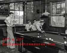 Pool Hustler~Playing Pool~Pool Hall~Billiards~Poster~16" x 20" Photo