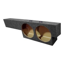Q Power BQFORD10SCREW Empty Woofer Box for FORD SUPERCAB '00-'03 DUAL 10" Upfire