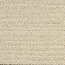 SOLID CREAM COUNTRY BRAIDED AREA RUGS By COLONIAL RUG-MANY SIZES 110
