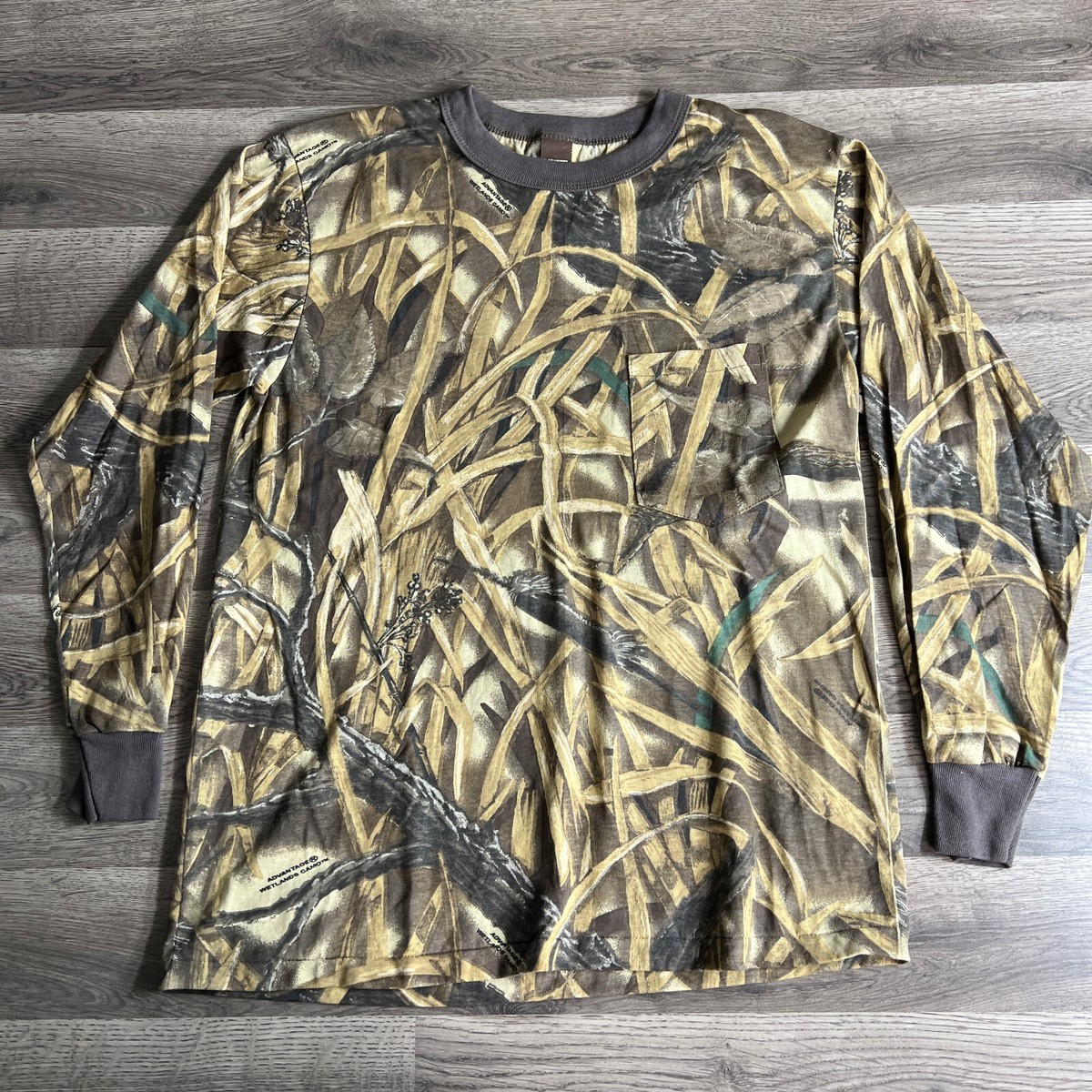 Sleeve Shirt, Vintage Shirts Nwot Orange Camo Hunting Graphic