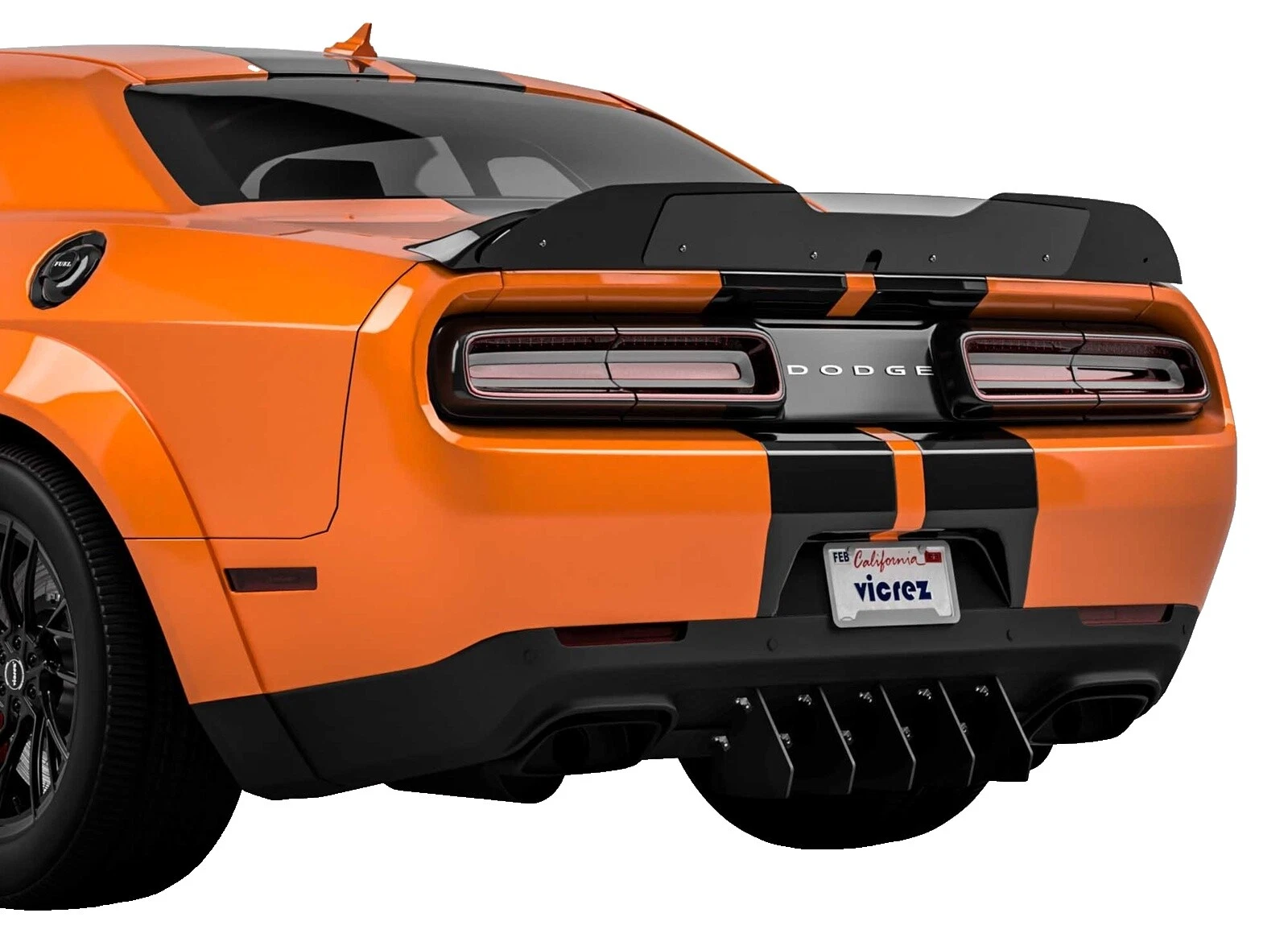 Coche negro y kits de cuerpo del carro