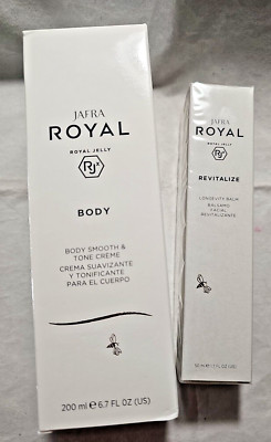 Jafra BODY Smooth & Tone Cream (Discontinued!) and Longevity Balm MSRP $140
