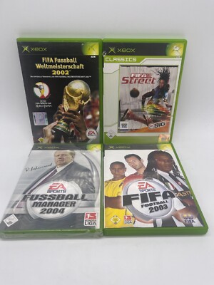 Xbox Fußball Manager 2004/ Fifa Weltmeisterschaft 2002/ Fifa 2003/ Fifa Street