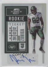 2020 Panini Contenders Optic Rookie Ticket Silver Prizm Jabari Zuniga Auto 19l2