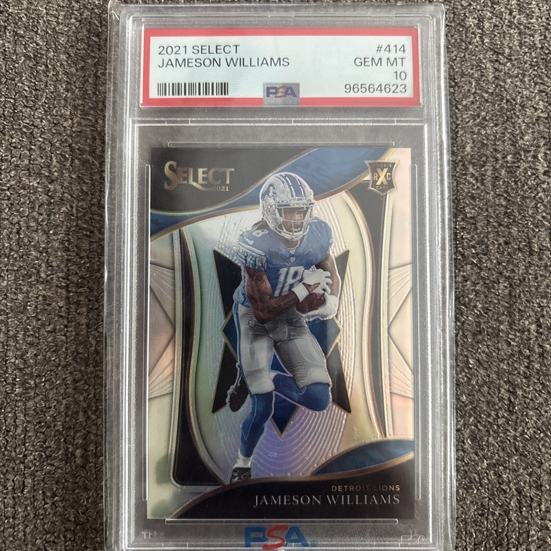 2021 Select Jameson Williams (RC) #414 PSA 10