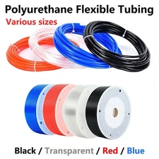 Polyurethane Flexible Tubing Pneumatic PU Pipe Tube Hose - Air Chemical Fuel Oil