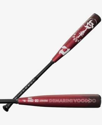 DeMarini Voodoo -3 BBCOR Baseball Bat 2025, 33/30 VOC-25, 1-Piece Bomber