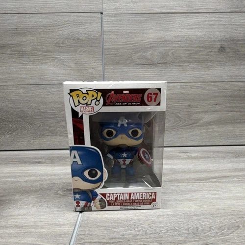 Funko Pop! Vinyl Captain America #67 Avengers Age of Ultron Bobblehead