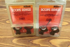 Millett TP00005 .22 Smooth Scope Rings Angle Loc 1" High Height 1 Per Order