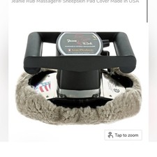 Jeanie Rub Core Products Sheepskin Pad Cover for Massager, New