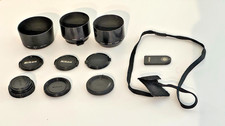 NIKON camera bundle,lens 52mCaps. lens Hoods HS 8, HN-8, HB-37, Remote 1-ML-L3.