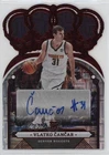 2022-23 Panini Crown Royale Rookie Asia Red 11/18 Vlatko Cancar #RCA-VCN Auto RC