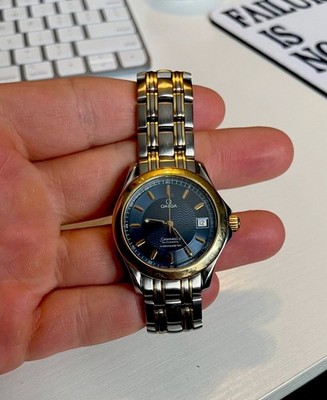 Mens Omega Seamaster 18K Gold & SS Automatic Chronometer watch - 2301.81