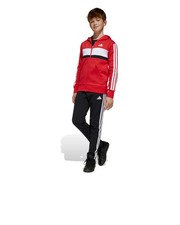  Tuta Intera Completa Ragazzi Unisex Adidas 3-Stripes Tiberio Fleece Hoodie FZ 