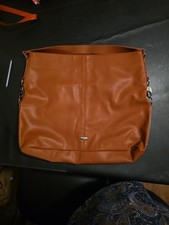 Jewell by Thirty-One Fashion Games Cognac Woods Pebble Purse NEW 19w x15 deep