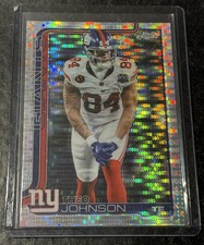 2025 Topps Chrome Pulsar Refractor Theo Johnson [#233] New York Giants