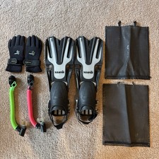 Pinne per immersioni subacquee Mares Volo pinne, boccagli, guanti extra large XL - LOTTO