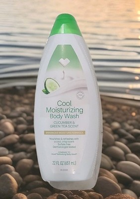 COOL Moisturizing Body Wash CUCUMBER & GREN TEA SCENT NOURISHES & REFRESHES 22oz