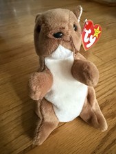Original Ty Beanie Babies NUTS The Squirrel Style 4114 1996 MWMT