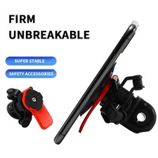 Navigation Bracket, Motorcycle Rearview Mirror Phone Holder with Shock