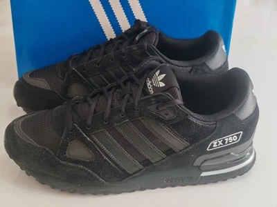 ADIDAS ZX 750 (GW5531) NOIR HOMME BASKETS UK 10 EU 44 2/3 - Photo 1/4