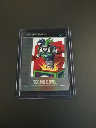Jax-In-The-Box Tecmo Bowl Bo Jackson Battle Arena 110 Brawl Blow On It BO753