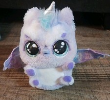 Hatchimals Alive Mystery Hatch Pufficorn Interactive Plush Toy Purple Spin