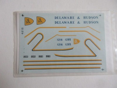 Microscale Mini-Cal Decals HO Delaware & Hudson 4010