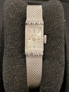WALTHAM Solid 18k White Gold Watch 95590 52 White Diamond Ladies WALTHAM Solid 18k White Gold Watch 95590 52 White Diamond  main image 3