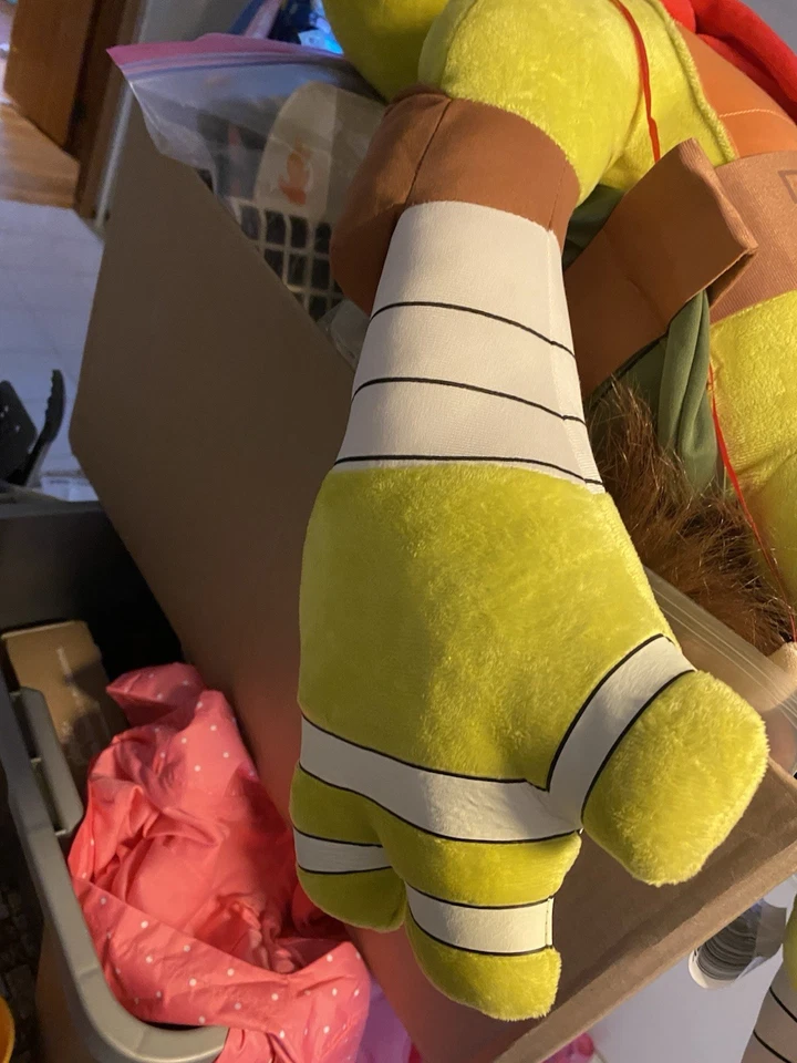 Teenage mutant Ninja Turtles 36in Michaelangelo Plush Giant Clean TMNT Christmas - Image 2 of 4