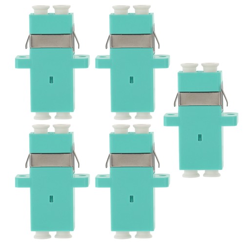 5 Pcs Glasfaser-Flanschadapter Lc Zu Koppler Steckverbinder Für Glasfaserkabel - 第 2/12 張圖片