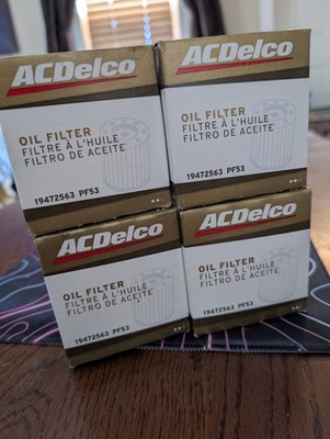 ACDelco PF53 Oil Filter   Qty 4 - Genuine GM OEM Replacement (19472563) 