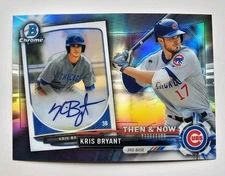 2017 Topps Chrome #BTN-1 Kris Bryant Bowman Chrome Then & Now
