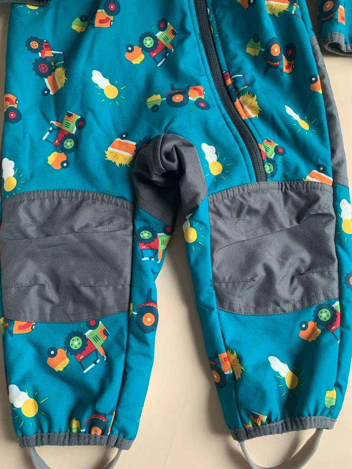 Jako-o  kuschliger Softshellanzug   80/86 gefütterter Overall  - neuwertig - Bild 4 von 4