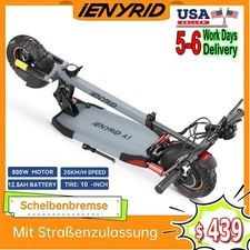 Electric Scooter for Adults Teens Folding E-Scooter Commuter W/ Front Suspension