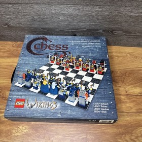 2006 LEGO Viking Chess Set - 851861 Rare Vintage Collectible 100% Complete Set!!