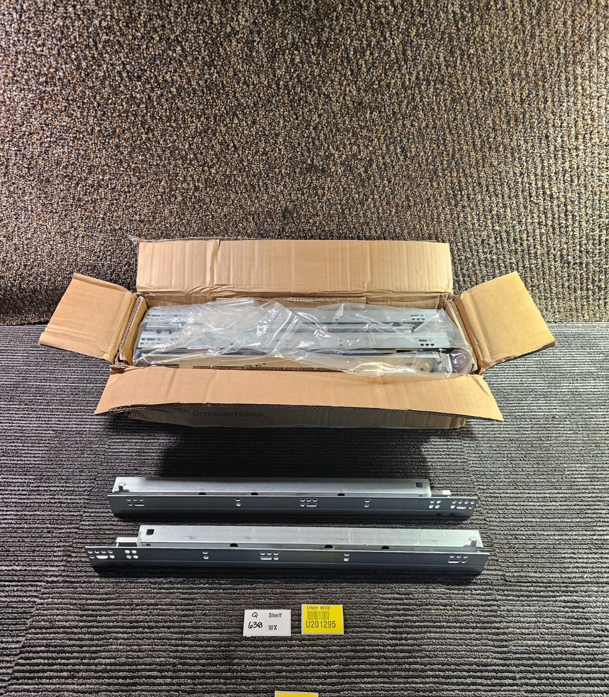 (QTY 6 PAIRS) DTC 21-inch Undermount Drawer Slides, Full Extension, Soft-Close